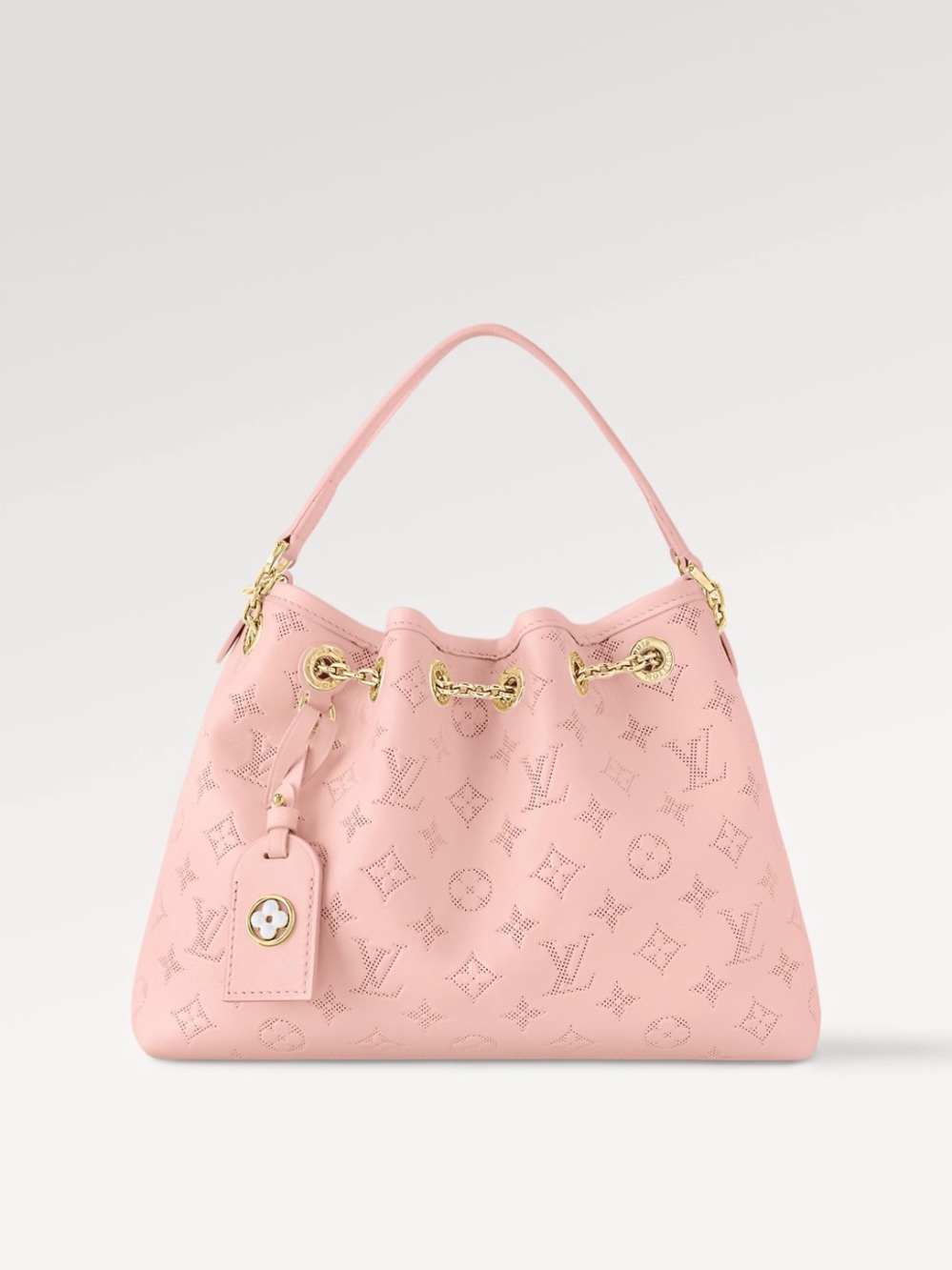 Louis Vuitton Bundle in Pink Perforated Leather Bag